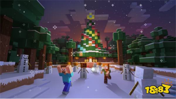 我的世界圣诞节特辑 最适合单身狗的节日没有之一