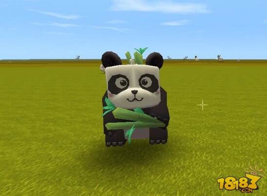 迷你世界熊猫抱竹子