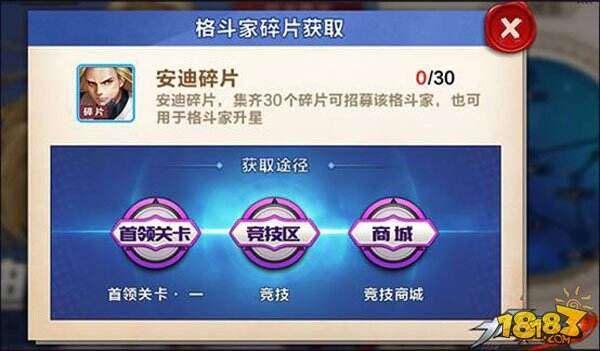 身动拳场 拳皇命运手游格斗家安迪基本信息简介