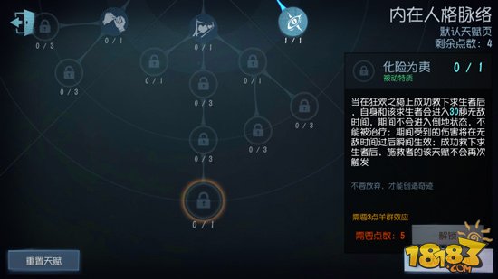 第五人格天赋怎么加点 求生者人格天赋大全