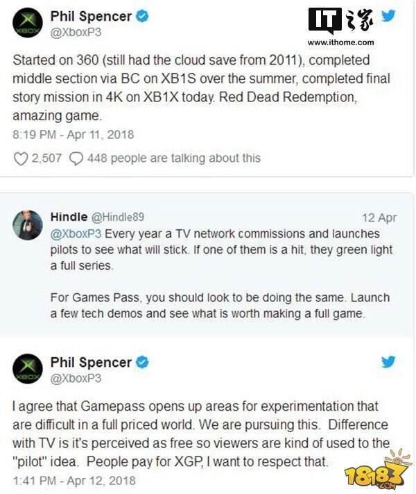 微软Xbox负责人:十年内游戏画面达到照片级效果