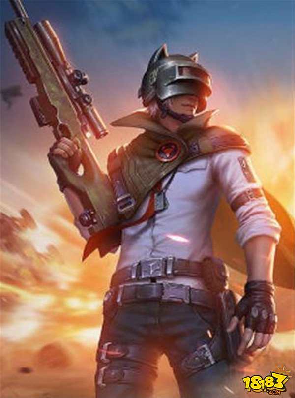 百里守约吃鸡新皮肤曝光 手持AWM带狐耳的三级头