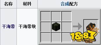 我的世界干海带块