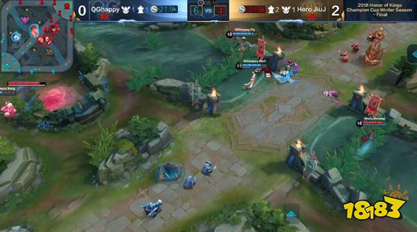 王者荣耀冬季冠军杯 Hero久竞4：2击败QGhappy成功夺冠