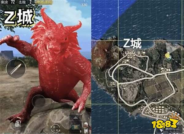 刺激战场年兽位置