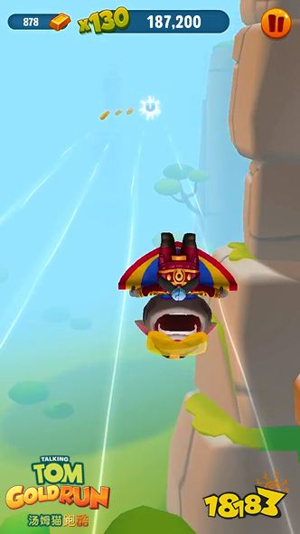 新年“跑”上天《汤姆猫跑酷》新春版“飞行”模式曝光