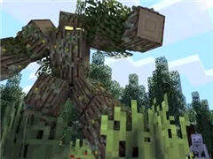 我的世界游戏动画：骷髅变身打倒树怪巨人