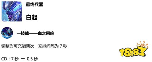 王者榮耀體驗(yàn)服23號(hào)改動(dòng)