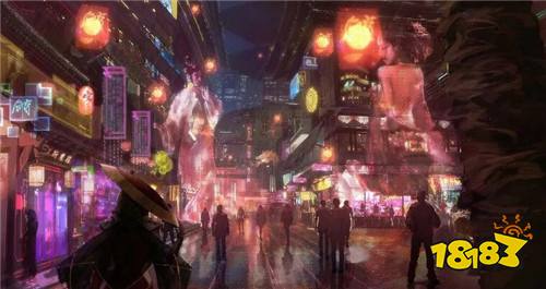 中国风赛博朋克风格游戏《格律城》 预计19年推出