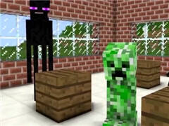 我的世界： 史莱姆给女友送礼物，女友气得不行