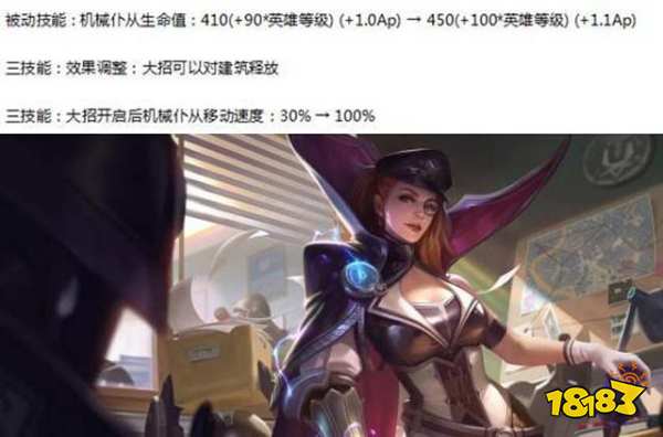 王者荣耀米莱狄调整