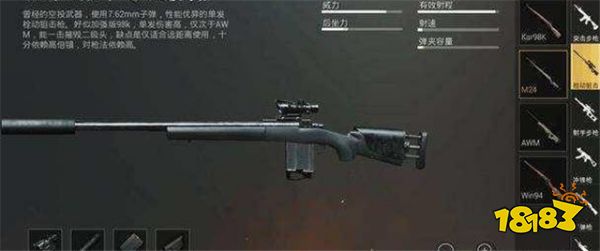 和平精英谁是真正的狙击之王 98K都只能往后排