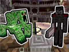 我的世界：变种苦力怕VS变种凋零骷髅！