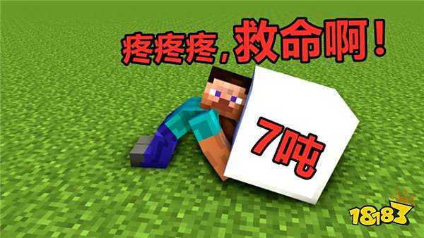 我的世界中的不科学场面 牛顿表示这和他没关系