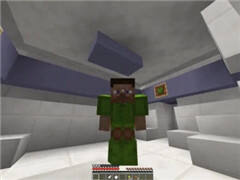 我的世界：在秘密基地中探索，获得了一套稀有装备！