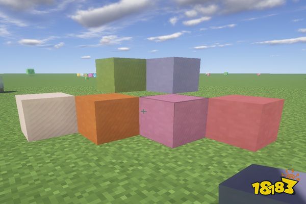 我的世界最奢侈建筑方块 各种颜色太美丽