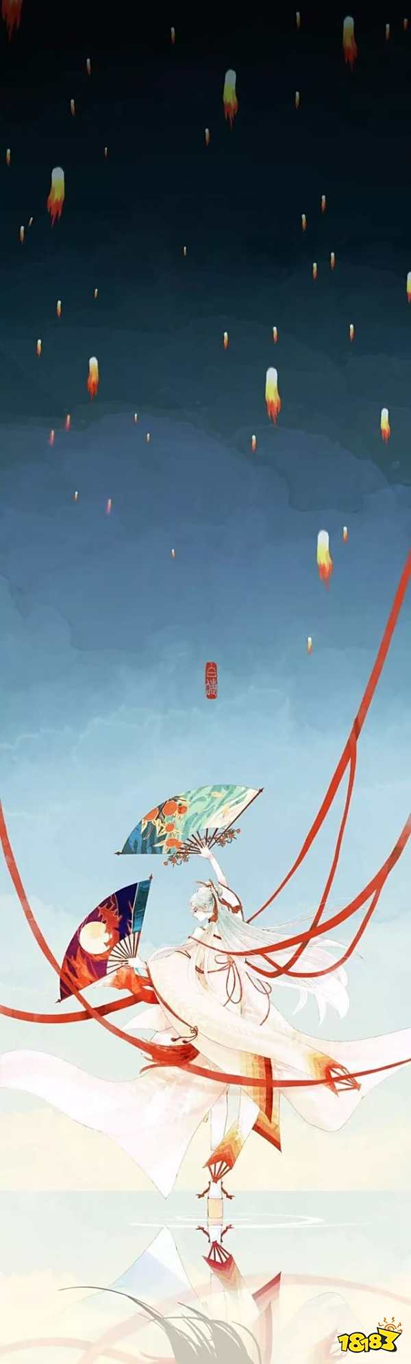 洒墨染纸 妙笔成卷《阴阳师》风格化同人佳作欣赏