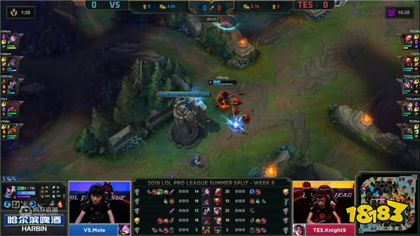 虎牙LPL： Knight与小虎完美发挥 助力TES和RNG轻松战胜对手