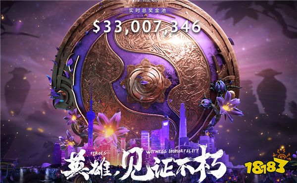 Ti9冠军奖金突破1500万美元!冠军队员可获300万