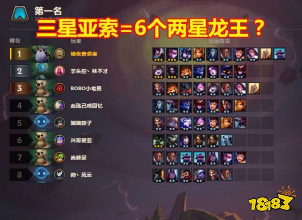 云顶之弈枪女“X”站位阵容搭配 发现2女枪吊打3个女枪