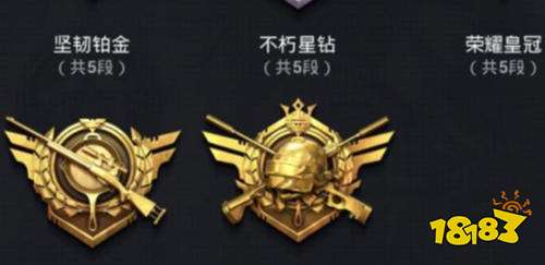 和平精英段位等级怎么划分 段位划分介绍