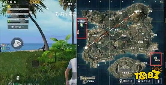 和平精英心形小岛在哪