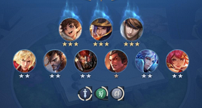 王者模拟战蜀国战士流阵容搭配 吕布大招万伤