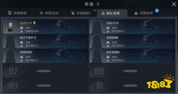 第二银河军团舰队如何组建 军团舰队管理方法