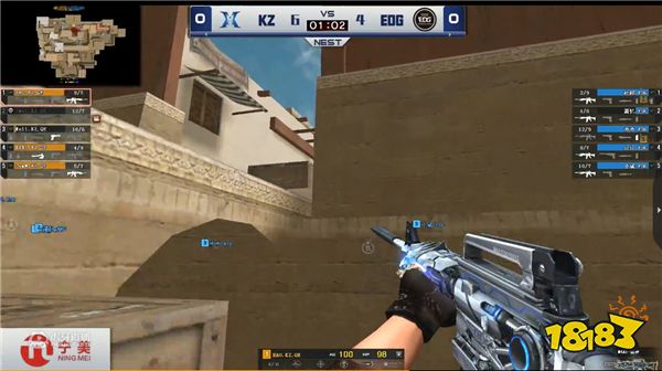虎牙NEST穿越火线：EDG加赛战平KZ，AG状态火热横扫eStar