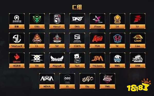 和平精英PEL入选战队有哪些