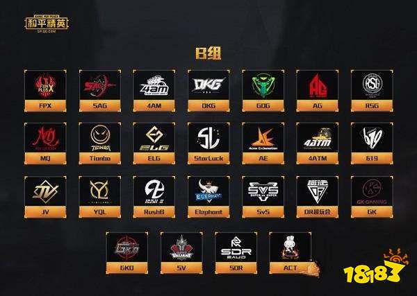 和平精英PEL战队成员 所有参赛队伍一览 