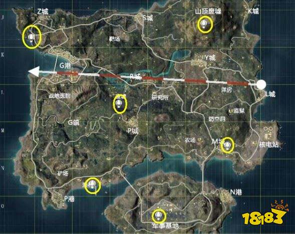 和平精英热气球在哪里 热气球刷新位置图文一览