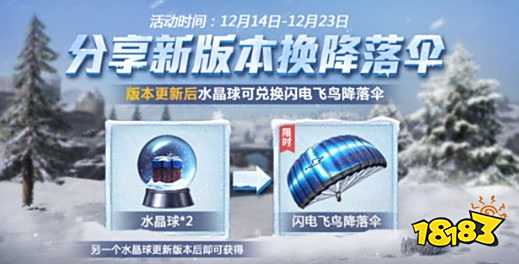 和平精英闪电飞鸟降落伞怎么获得 降落伞获取方式