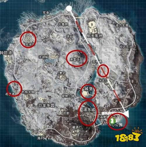 位置:z城,s城,k城,g港,r城,y城,p城,l城,p港,m城,n港,军事基地圣诞树