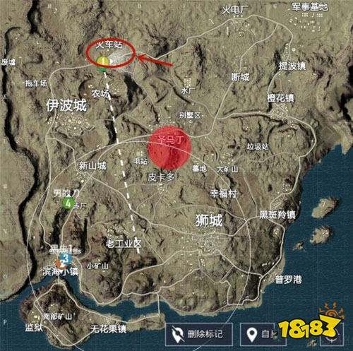 和平精英火车站怎么打 沙漠地图火车站物资搜索路线