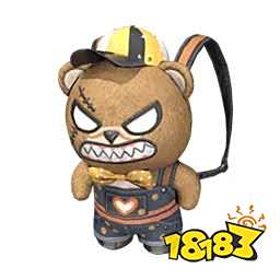 和平精英浪漫波比头盔背包挂件降落伞皮肤展示