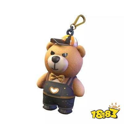 和平精英浪漫波比头盔背包挂件降落伞皮肤展示