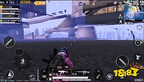 和平精英雪地城堡武器箱遁地BUG卡法