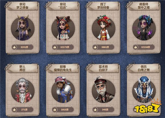 第五人格實裝返場投票開啟 親兒子杰克居然排第二