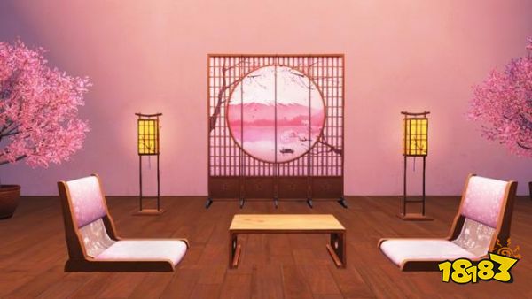 明日之后爆料：樱花“开”进卧室，真美!