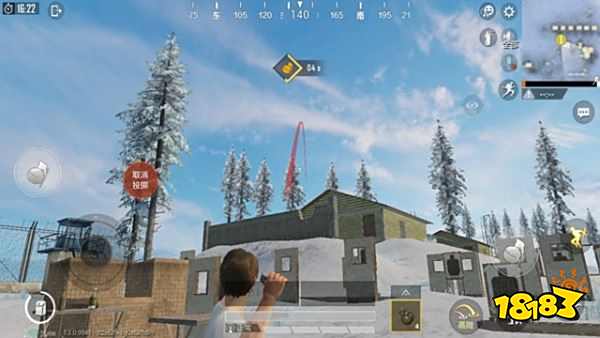 和平精英手雷扔的时候怎么不能抬高