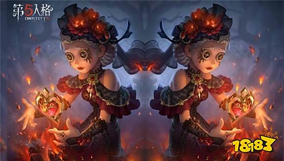 第五人格浴火绯花超级美丽 就是这头发感觉不太对劲