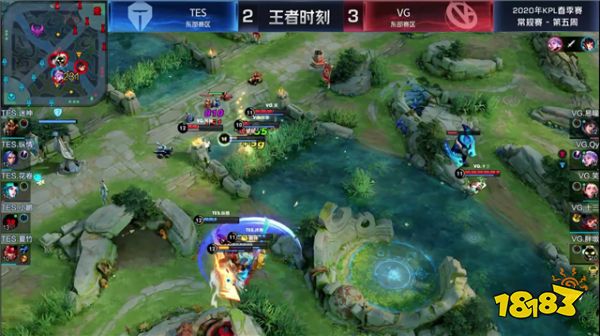 虎牙KPL：大乱斗模式正中对手下怀，TES鏖战五局不敌VG错失三连胜