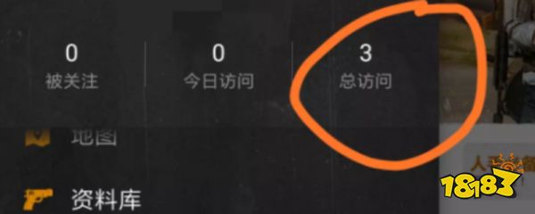 和平精英访客记录怎么看