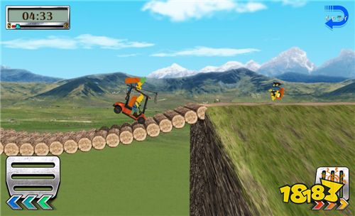 动作游戏《爆走!电视野郎 NANA-NA》开着外景车前往拍摄珍兽「奇纳」