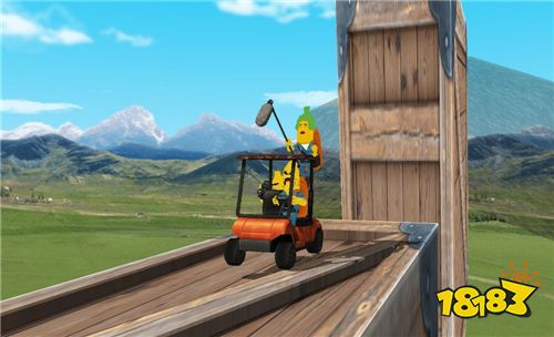 动作游戏《爆走!电视野郎 NANA-NA》开着外景车前往拍摄珍兽「奇纳」