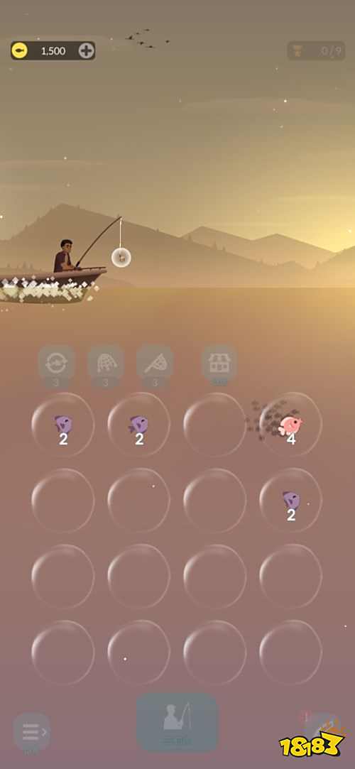 数字益智手游《2048 钓鱼》一口气钓起大鱼吧!