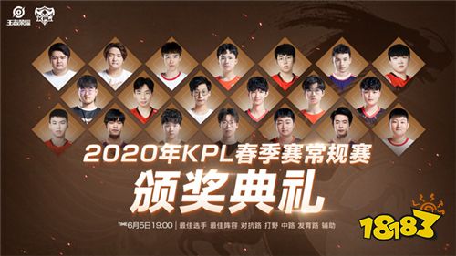 2020年KPL春季赛常规赛颁奖典礼6月5日19点来袭