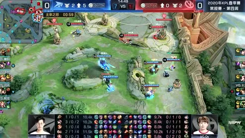 KPL2020春季赛W4D1 TS vs VG 第1场