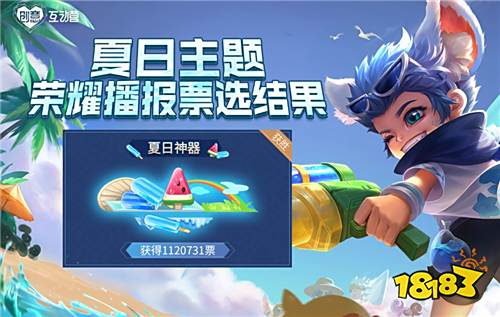 夏日主题荣耀播报票选结果 夏日神器方案获胜